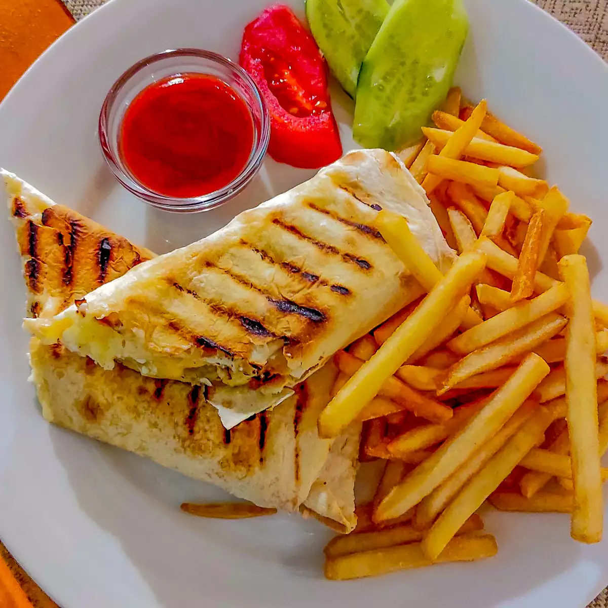 Restaurant im Hotel “Kateryna”.