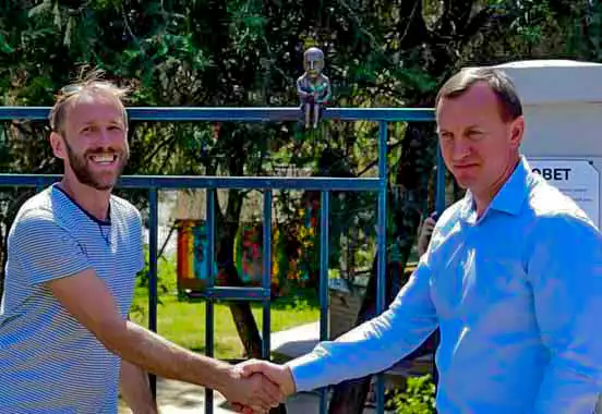 Відкриття міні-скульптури Іштвана Лаудона