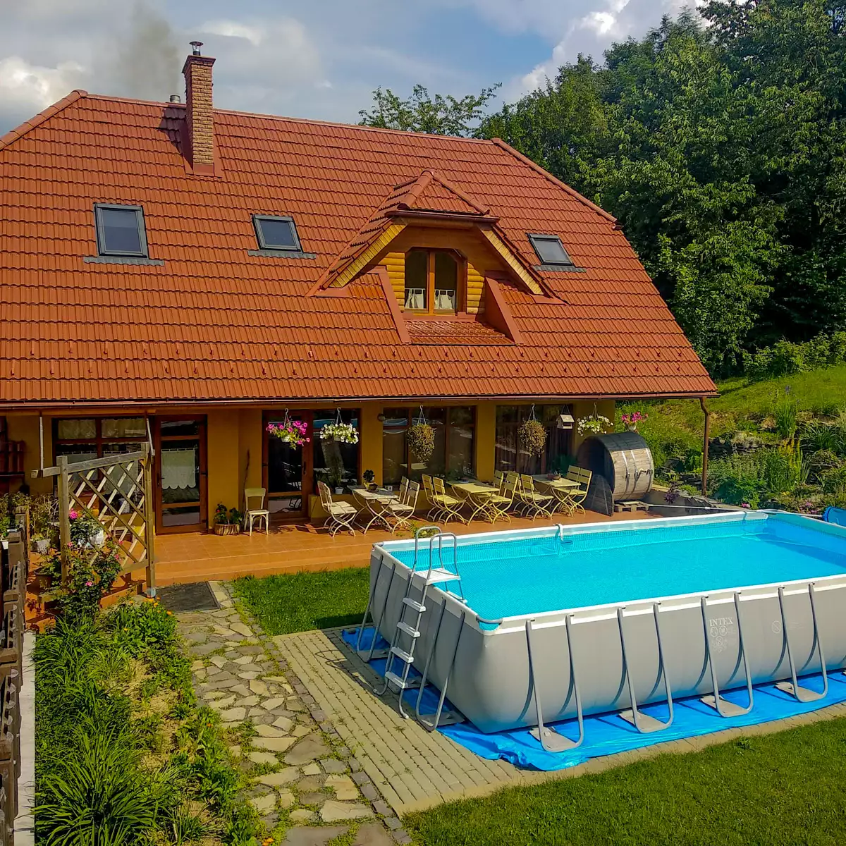 Gutshof „Ertasch“.