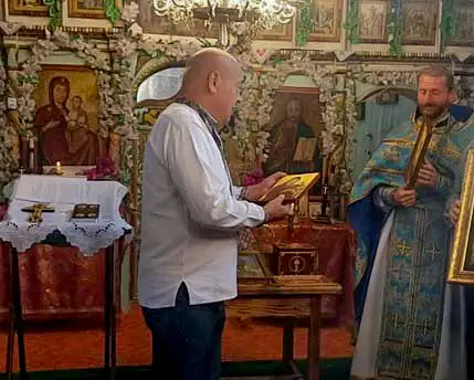 Інтер’єр церкви в селі Буківцьово