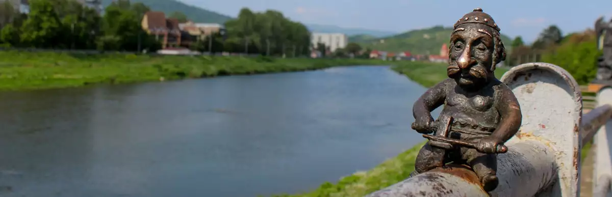 Міні-скульптура «Кельт» в Мукачеві