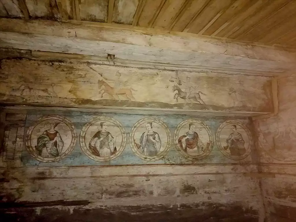 Розписи в храмі св. Параскеви в селі Олександрівка